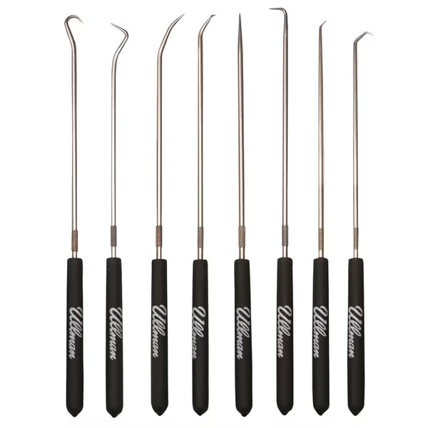 8-Piece 9-3/4 Long Hook and Pick Set, Ullman Devices, Mfr#: CHP8-L