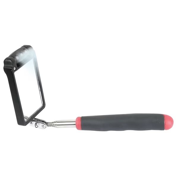 Rectangular Inspection Mirror with Three Rotating Lights, Ullman Devices, Mfr#: HTK-2LT