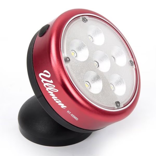 SMD Rotating Magnetic Work Light, Ullman Devices, Mfr#: RT-6SMD