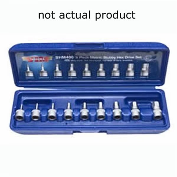 6mm Hex One Piece Drive Bit, 1/4 in. Square Drive, Vim Products, Mfr#: SHM406