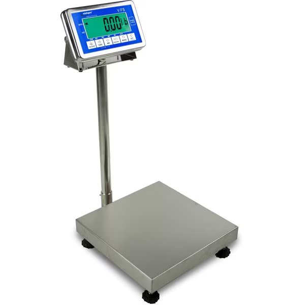 Washdown NTEP Scale, 100 lb, .02 lb, 16x16" Base, Legal for Trade SS Bench Scale, 2" Backlit Display, Uwe, Mfr#: TitanH 100-16