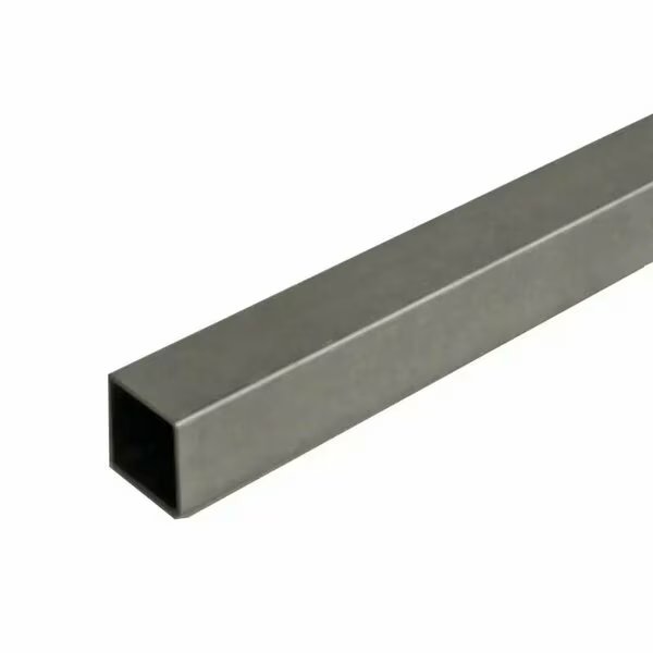 320 Polish, Square 304 Stainless Steel Tube, Silver, 98in L x 1in W x 1in H x 0.049in wall, Eztube, Mfr#: 100-101-8