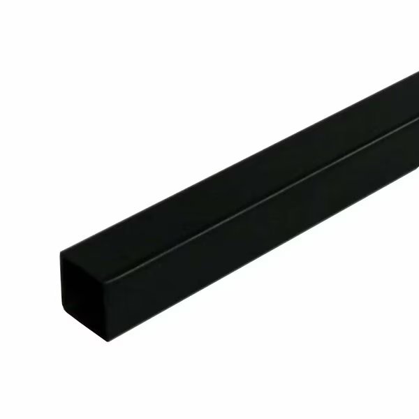 Square Steel Tube  Black, 48in x 1in x 1in, Eztube, Mfr#: 100-102-4 BK