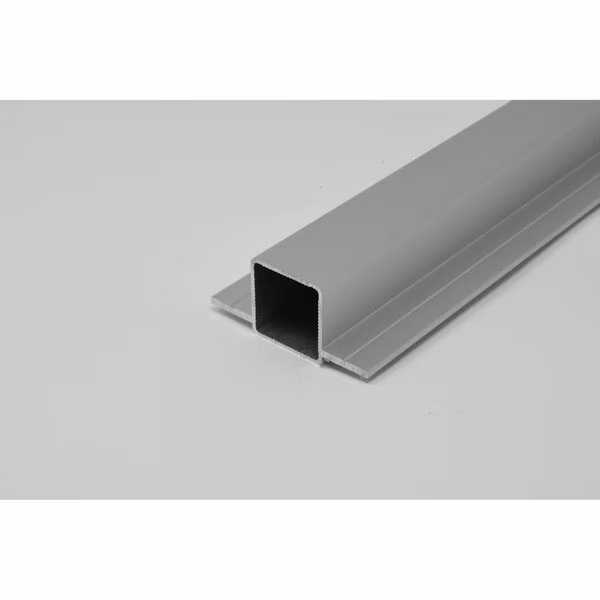 Extrusion for 3/4in Flush Panel  White, 48in L x 1in W x 1in H, QR 1 End, Eztube, Mfr#: 100-140-4 WH 1QR