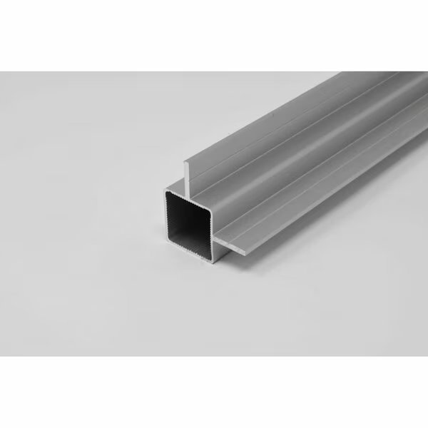 Extrusion for 1/4in Recessed Panel  White, 72in L x 1in W x 1in H, QR 1 End, Eztube, Mfr#: 100-190-6 WH 1QR