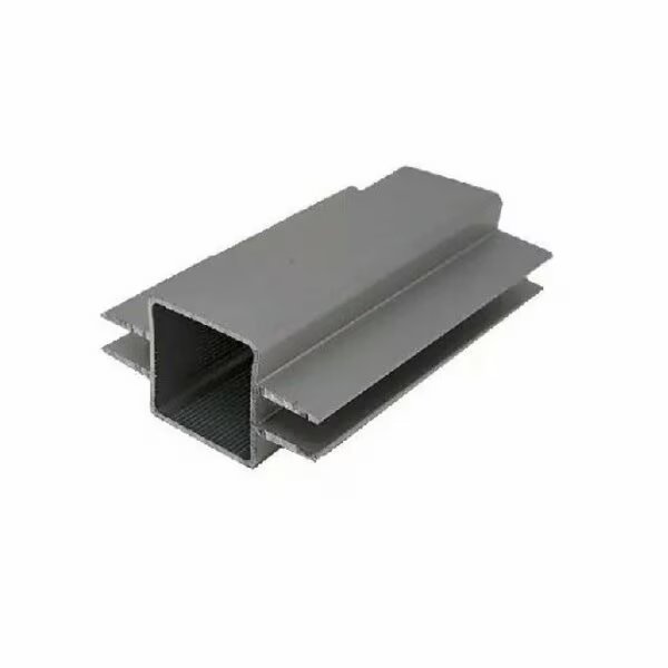2-Way Centered Captive Fin for 1/4in Panel  White, 84in L x 1in W x 1in H, QR Both Ends, Eztube, Mfr#: 100-273S WH QR 7