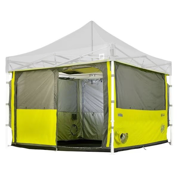 Work Cube Shelter, 10' W x 10' L, Straight Leg, Limeade, E-Z Up, Mfr#: WC10SLLA