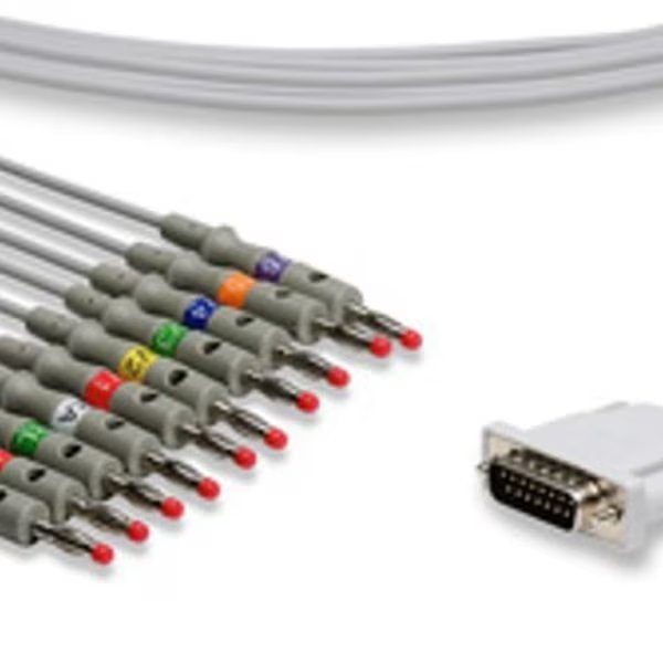 Replacement for Burdick 9293-040-50 Direct-connect EKG Cables, Ilc, Mfr#: 9293-040-50 DIRECT-CONNECT EKG CABLES BURDICK