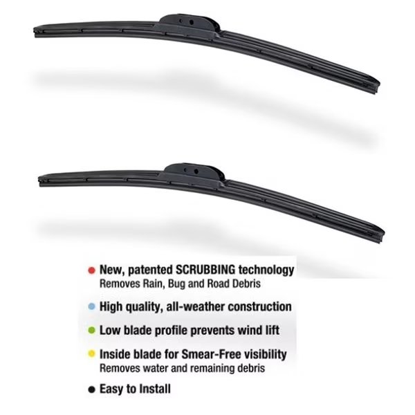 Replacement For Dodge Avenger Year: 2013 Heavy Duty Wiper Blades, Ilb Gold, Mfr#: AVENGER YEAR 2013 HEAVY DUTY WIPER BLADES