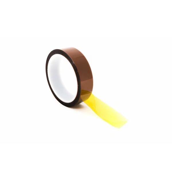 High Temperature Kapton Tape, 1 Mil Thick, 1 In. Wide x 36 Yards Long, Amber, Bertech, Mfr#: KPT-1