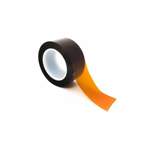 High-Temperature Kapton Tape, 5 Mil Thick, 6 In. Wide x 36 Yards Long, Amber, Bertech, Mfr#: KPT5-6