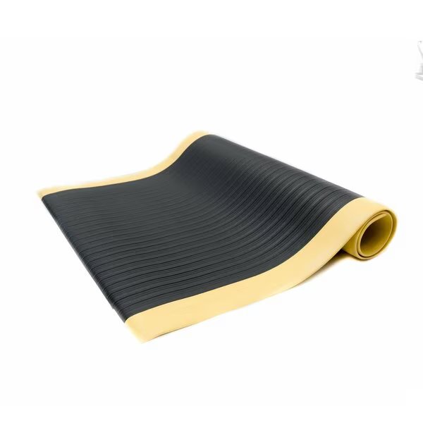 5 ft. L x Vinyl Foam Cushion, 0.375 in. Thick, Bertech, Mfr#: AFRB38-3x5BLKYBBEV