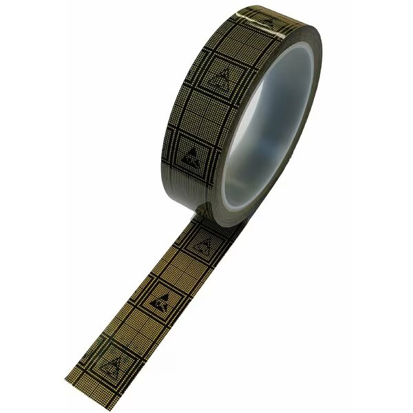Conductive Grid Tape, 1.9 Mil Thick, 3/16 In. x 36 Yards Long, Brown, Bertech, Mfr#: WCGT-3/16