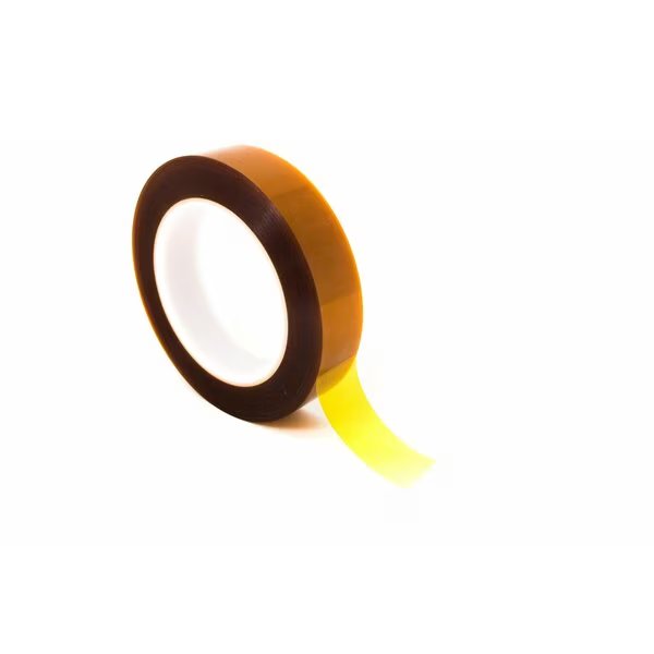 Double Sided Polyimide Tape, 1 Mil Thick, 9/16 In. Wide x 36 Yards Long, Amber, Bertech, Mfr#: PPTDE-9/16