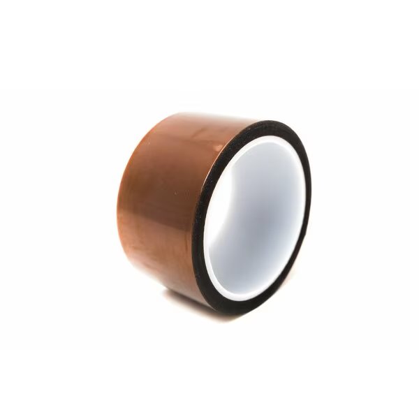 ESD Anti-Static High-Temperature Kapton Tape, 2 In. Wide x 36 Yards Long, Amber, Bertech, Mfr#: KPTLS-2