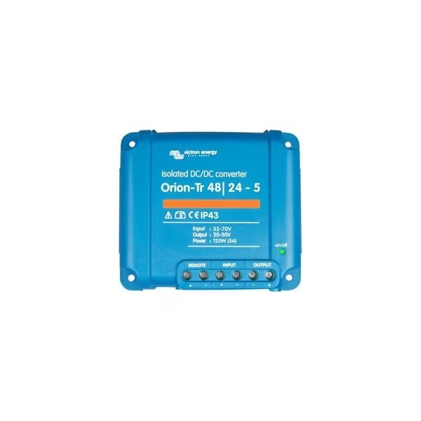 DC to DC Converter, 48V DC to 24V DC, 380W, 0 Hz, Victron Energy, Mfr#: ORI482441110