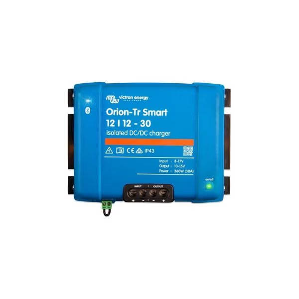 Orion-Tr Smart 12/12-30A (360W) Isolated DC-DC charger, Victron Energy, Mfr#: ORI121236120