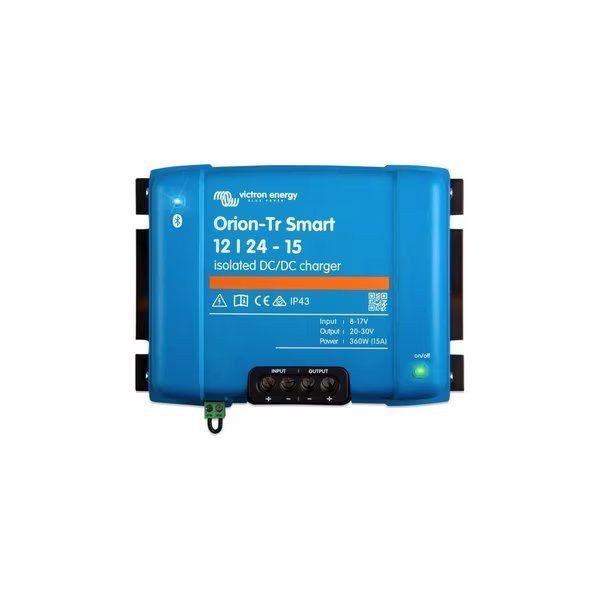 Orion-Tr Smart 12/24-15A (360W) Isolated DC-DC charger, Victron Energy, Mfr#: ORI122436120