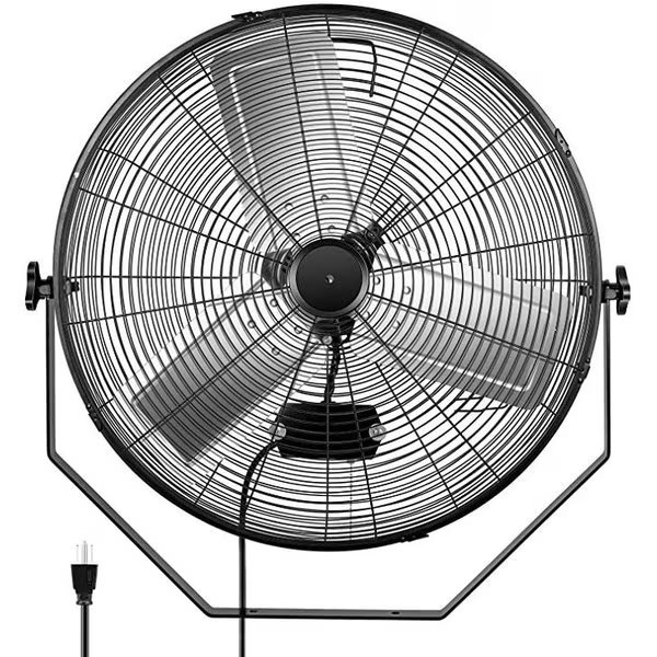 24 inch Wall-Mount Fan, Simple Deluxe, Mfr#: HIFANXWALLMOUNT24