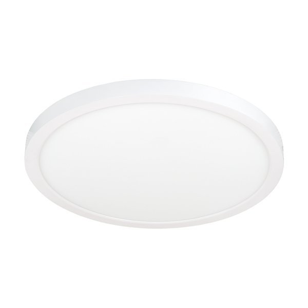 Flush Mount LED 15 Round Alum Slim Trim 30W 3CCT 90CRI WH, Jesco, Mfr#: CM409RA-15R-120V-SW3-WH