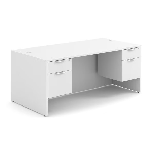 71.00'' W X 29.50'' H, White, Officesource, Mfr#: DBLHDPL101WH