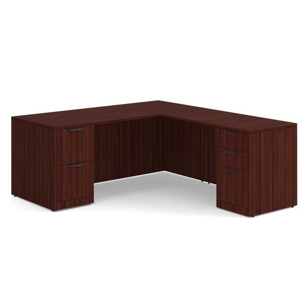 71.00'' W X 29.50'' H, Mahogany, Officesource, Mfr#: DBLFLPL105MH