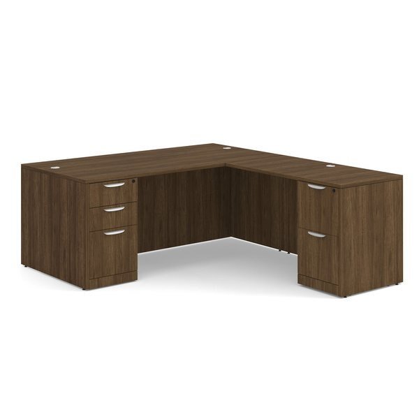 71.00'' W X 29.50'' H, Modern Walnut, Officesource, Mfr#: DBLFLPL101MW