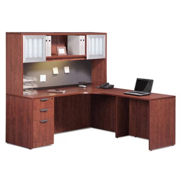 71.00'' W X 65.50'' H, Modern Walnut, Officesource, Mfr#: OS210MW
