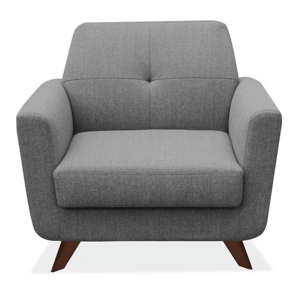 Partridge Collection Club Chair with Dark Cherry Wood Legs, Officesource, Mfr#: 50601FGR