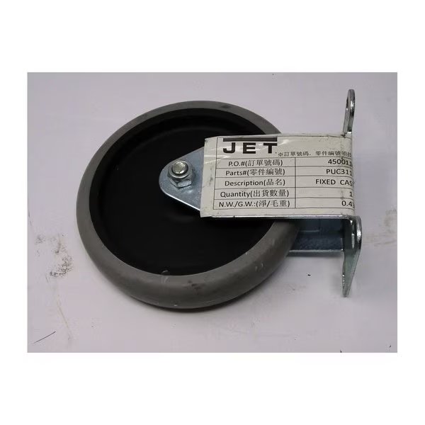 Fixed Caster Set, Jet, Mfr#: PUC3117-FCA