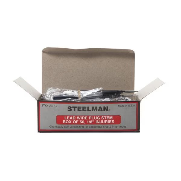 1/8" Tire Repair Pull Through Plug with Lead, Box of 50, Steelman, Mfr#: JSPG6