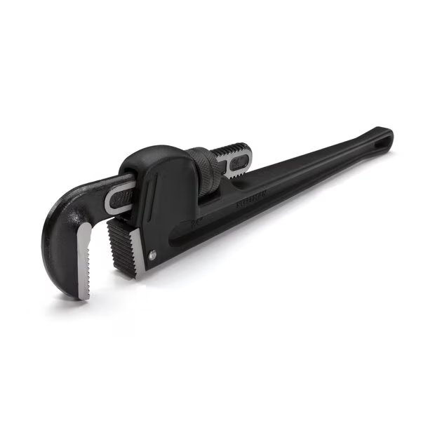 24Inch HeavyDuty Cast Aluminum Straight Handle Pipe Wrench, Steelman, Mfr#: 60875