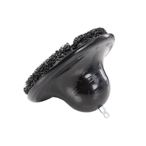 6" Diameter Studless Wheel Hub Polisher and Resurfacing Kit, 5/16" Hex Quick Disconnect, Steelman, Mfr#: 60389