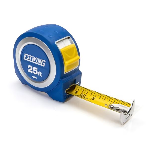 25Foot DoubleSided Tape Measure, Estwing, Mfr#: 42586