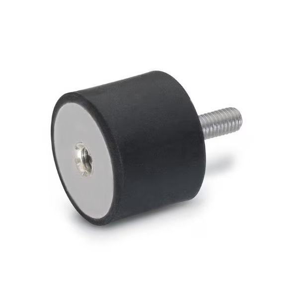 GN451.2-16-13-8X32-55 Rubber Bmpr Stainless, Tapped and Threaded Stud, J.W. Winco, Mfr#: 451.2-16-13-8-55