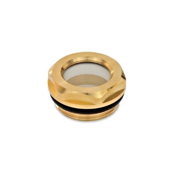GN743.2-18-G3/4-B Oil Sight Glass Brass, J.W. Winco, Mfr#: 743.2-18-G3/4-B