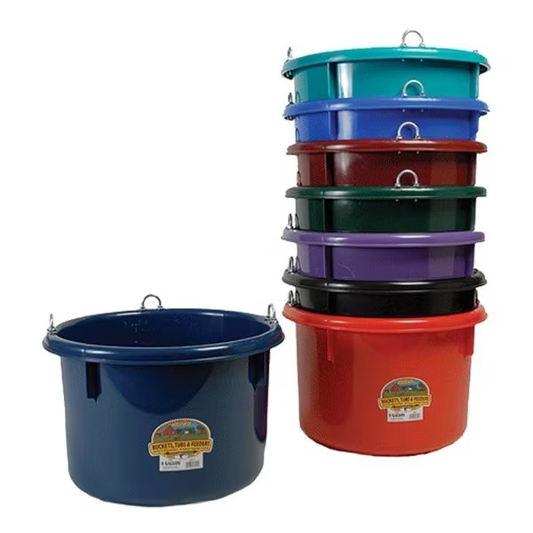 Duraflex Round Feeder 32 Qt. RED, Miller Mfg, Mfr#: 1127-RE