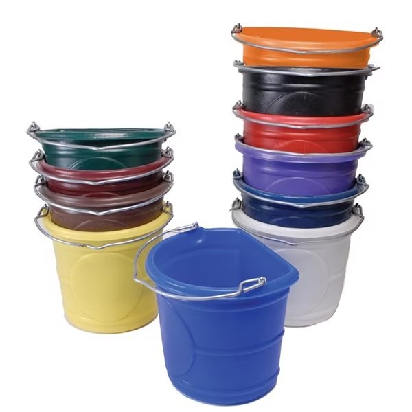 Flat Back Water Bucket 20 Qt. ROYAL, Horsemens Pride, Mfr#: 1161-RY