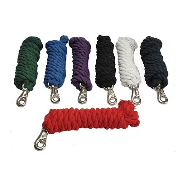 Cotton Lead Rope with Bull Snap ROYAL, Jacks Imports, Mfr#: 1289-RY