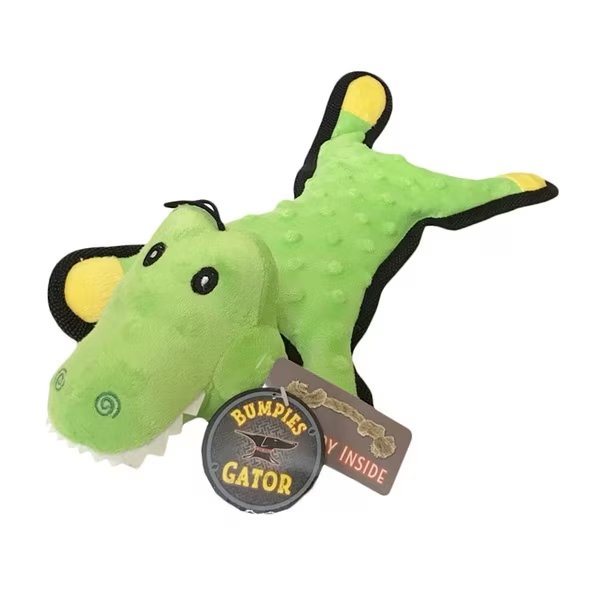 Steel Dog Bumpie Gator with Tennis Ball & Rope, Steel Dog, Mfr#: 54351