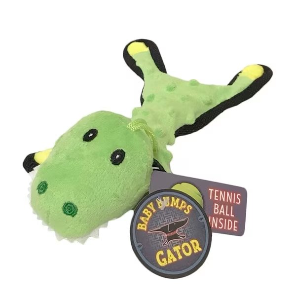 Steel Dog Bumpie Baby Gator with Tennis Ball & Rope, Steel Dog, Mfr#: 54351-BA