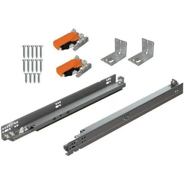 Blum 15"  TANDEM Drawer Slides with BLUMOTION, Locking Devices, Mounting Brackets, and Screws, (One Pair), Blum, Mfr#: 563H3810B