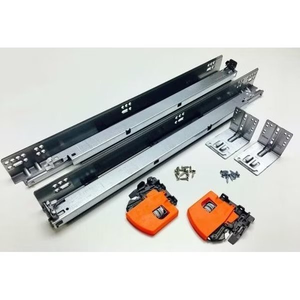 Blum 21"  TANDEM Drawer Slides with BLUMOTION, Locking Devices, Mounting Brackets, and Screws, 6PK, Blum, Mfr#: 563H5330B01