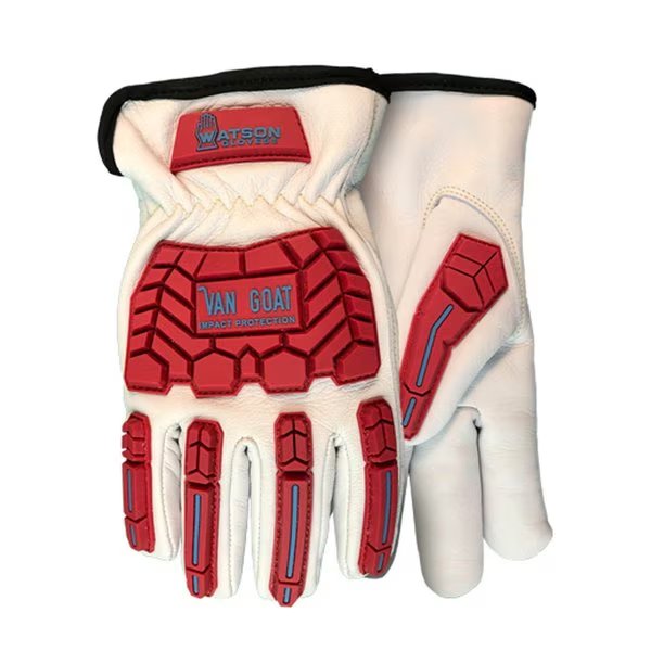 Van Goat Ansi Cut A5 C100 Lined Goatskin Driver W/ TPR-Xxlarge PR, Watson Gloves, Mfr#: 9547TPR-XXL
