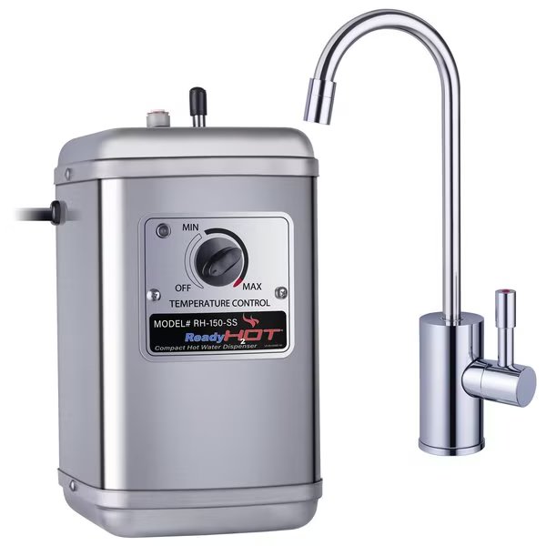 Compact Hot Water Dispenser with Chrome Faucet, Ready Hot, Mfr#: 41-RH-150-F570-CH
