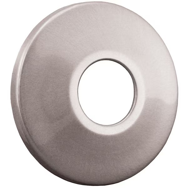 Brushed Nickel Escutcheon 1/2" IPS Low Pattern 2-1/2" OD, Jones Stephens, Mfr#: E0205BN