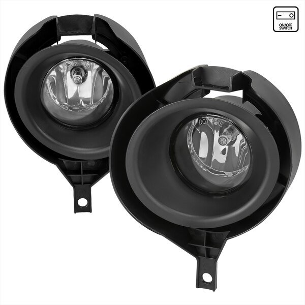 Nissan Frontier Fog Lights With Clear Lens 05-19, Spec-D Tuning, Mfr#: LF-FRO05COEM-HZ