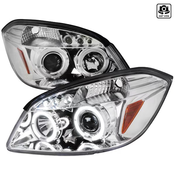 05-10 Chevrolet Cobalt Halo LED Projector Chrome, Spec-D Tuning, Mfr#: 2LHP-COB05-TM