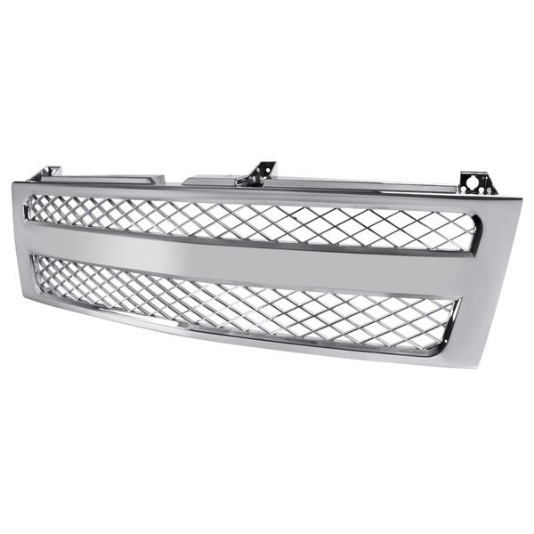 99-02 Chevrolet Silverado Conversion Grill- Chrome Mesh Style, Spec-D Tuning, Mfr#: HG-SIV99CVT-V2-RS