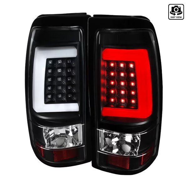 99-02 Chevrolet Silverado LED Bar Tail Lights, LT-SIV99JMLED-G2-TM, Spec-D Tuning, Mfr#: LT-SIV99JMLED-G2-TM